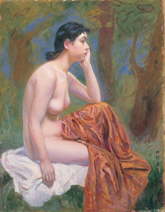 岡田三郎助「裸婦」1935年