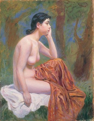岡田三郎助《裸婦》1935年