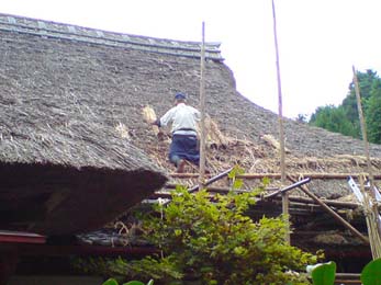 春風萬里荘　屋根葺き替え