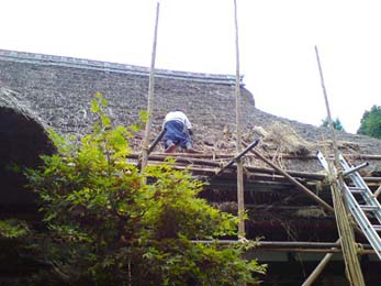 春風萬里荘　屋根葺き替え