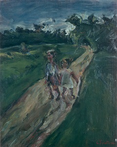 Two Children on the Road